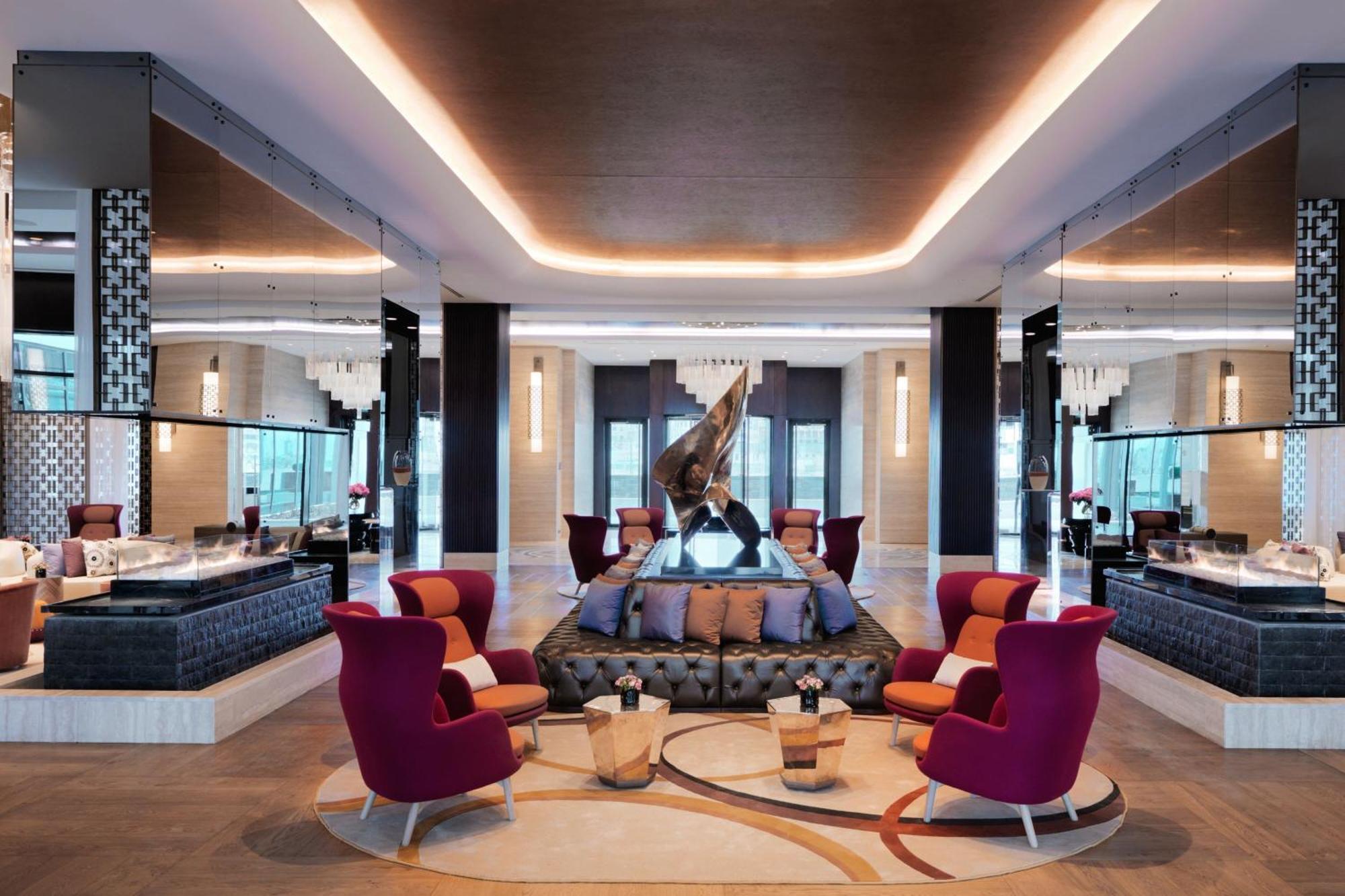 Baku Marriott Hotel Boulevard Ngoại thất bức ảnh The lobby of the hotel